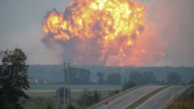 Пожежа на складах