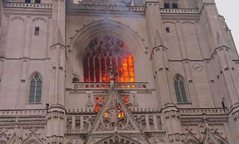 пожежа в кафедральному соборі