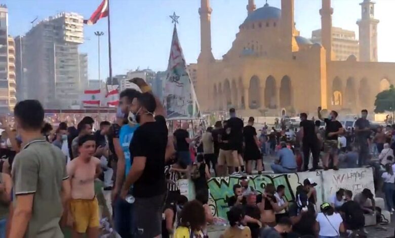 в порту бейрута