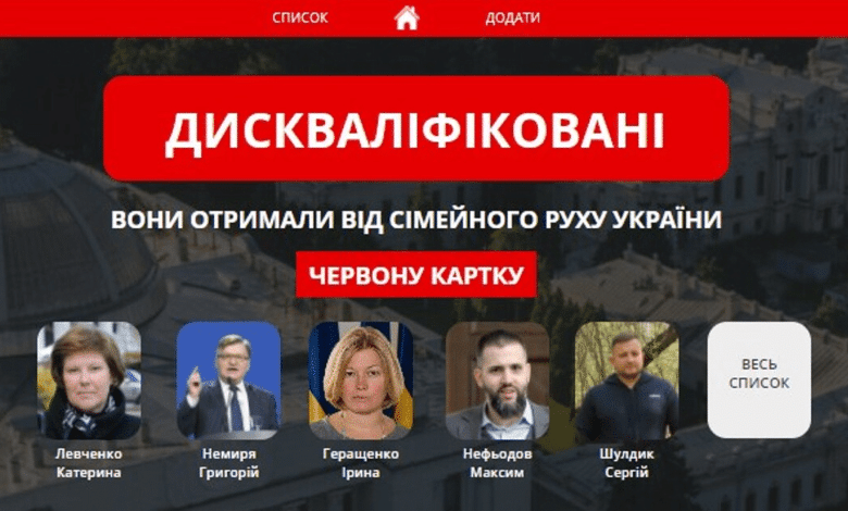 сайт Дискваліфіковані