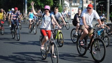 під час велопробігу