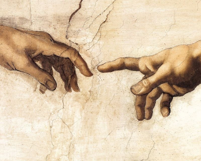 Рука вказує на Бога-Творця