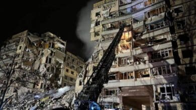 російський обстріл