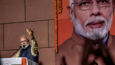 Нарендра Моді на зустрічі з прихильниками