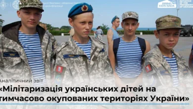 мілітаризація дітей на окупованих територіях