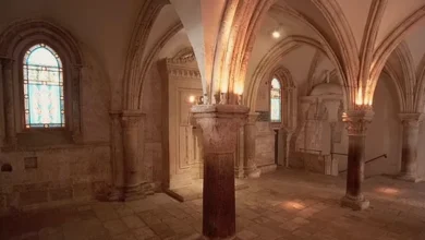 Стародавні написи паломників на стінах Горниці Тайної вечері в Єрусалимі