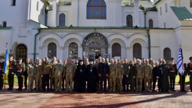 Урочиста церемонія випуску військових капеланів у Софії Київській