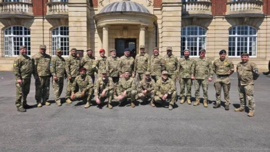 Українські військові капелани під час навчання у Британській Академії оборони