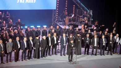 Християни моляться за Україну під час Національного дня молитви в Києві