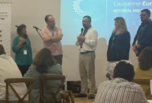 Українська делегація на зустрічі Лозаннського руху Європи у Валенсії, молитва за Україну