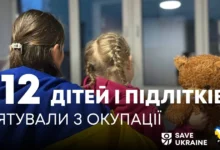 Українські діти, врятовані з тимчасово окупованих територій