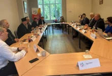 Делегація Всеукраїнської Ради Церков і релігійних організацій під час зустрічей у Брюсселі